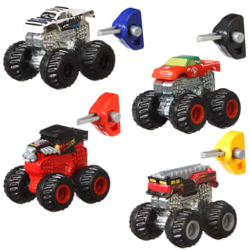 Машинка Hot Wheels Монстр-трак с заводным механизмом (сюрприз) в ассортименте