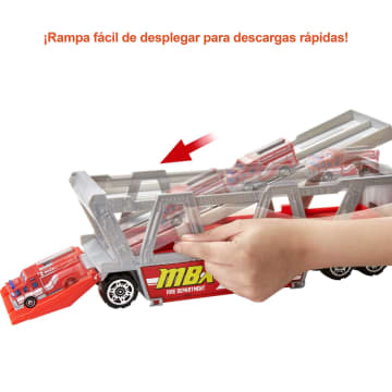 Matchbox Fire Rescue Hauler Playset - Image 5 of 6