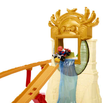 Hot Wheels The Super Mario Bros. Movie Junglekoninkrijk Racebaan Speelset Met Metalen Mario Speelgoedauto