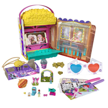 Polly Pocket Un-Box-It Popcorn Box Playset