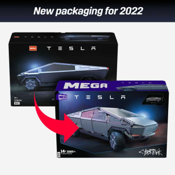 MEGA Tesla Cybertruck Vehicle Collector Truck Construction Set - Image 7 of 7