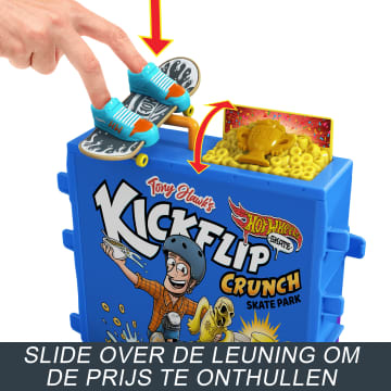 Hot Wheels Skate Tony Hawk Skateboarding Ontbijtkom Vingerboard Set Met 1 Exclusief Board En Een Paar Skateschoenen