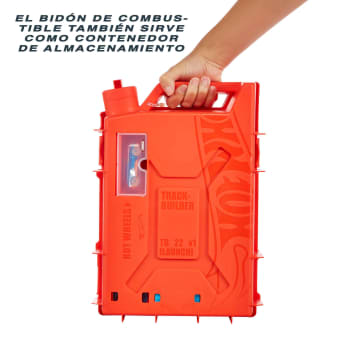 Hot Wheels Caja de acrobacias en forma de bidón Track Builder Unlimited