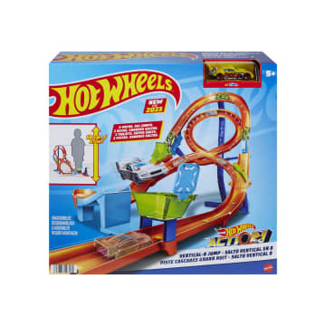 Hot Wheels - Cascade Grand Huit - Coffret 2 Pistes Et 1 Voiture - Petite Voiture - 3 Ans Et + - Image 6 of 8