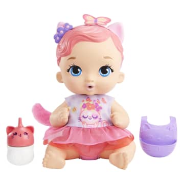 My Garden Baby Yavru Kedi Bebeğimin Bakım Zamanı - Pembe Saçlı Bebek