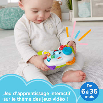 Fisher-Price - Manette De Jeu Et D'Apprentissage Version Française - Jouet D’Éveil - 6 Mois Et + - Image 2 of 6
