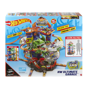 Hot Wheels - Super Dino Robot Garage - Petite Voiture - 5 Ans Et + - Imagen 5 de 6