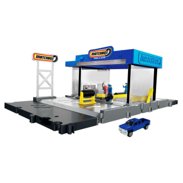 Matchbox® Action Drivers Prawdziwe przygody Zestaw startowy do zabawy + samochodzik Asortyment