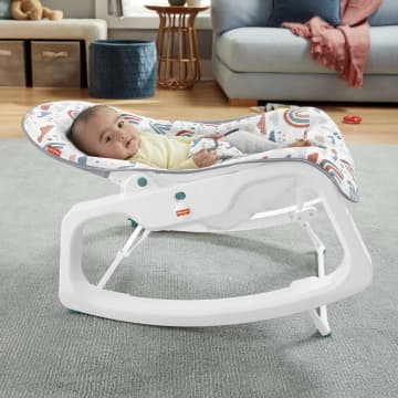Кресло-качалка Fisher-Price с радугами
