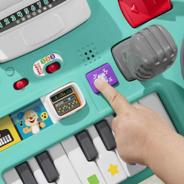 Fisher-Price Leerplezier Mixen En Leren Dj-Tafel, Muzikaal Educatief Speelgoed Voor Baby En Peuter, Meertalige Versie