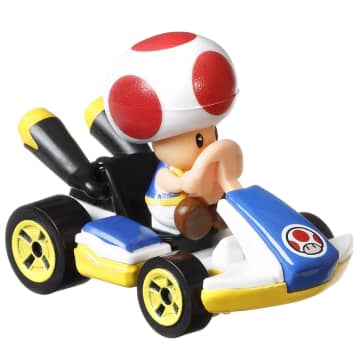Hot Wheels Mario Kart Voertuigen 4-Pack, Met 1 Exclusief Verzamelmodel