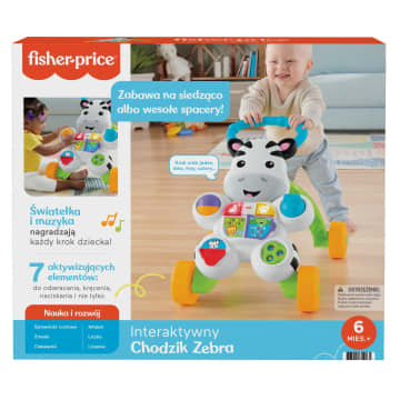 Fisher-Price® Interaktywny Chodzik Zebra
