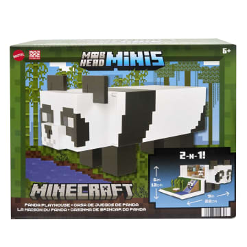 Minecraft Mob Head Minis Panda Playhouse Playset