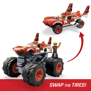 Mega Construx Hot Wheels Tiger Shark Monster Truck - Image 4 of 7