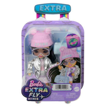 Barbie -Mini Barbie Extra Cool - Poupée voyage en tenue d’hiver - Imagen 6 de 7