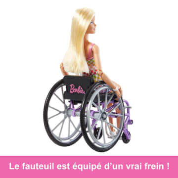 Barbie - Barbie Fashionistas 194 Blonde Avec Fauteuil Roulant - Coffret Poupée Mannequin - 3 Ans Et + - Image 4 of 7