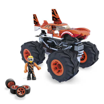 Конструктор Mega Construx Hot Wheels Монстр-трак Тигровая акула