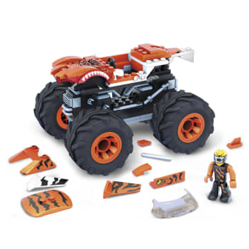 Конструктор Mega Construx Hot Wheels Монстр-трак Тигровая акула