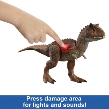 Jurassic World Epic Attack Battle Chompin' Carnotaurus