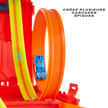 Hot Wheels – Track Builder Unlimited – Coffret Cascades Bidon D’Essence