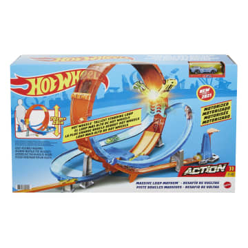 Hot Wheels Massive Loop Mayhem Track Set