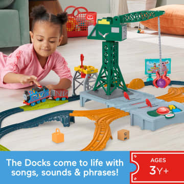 Fisher-Price Thomas & Friends Talking Cranky Delivery Train Set