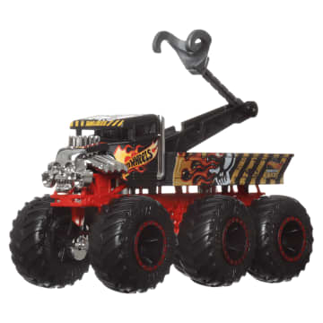 Hot Wheels Monster Trucks Big Rigs, 1:64 Scale Die-Cast Toy Truck With 6 Wheels (Styles May Vary)