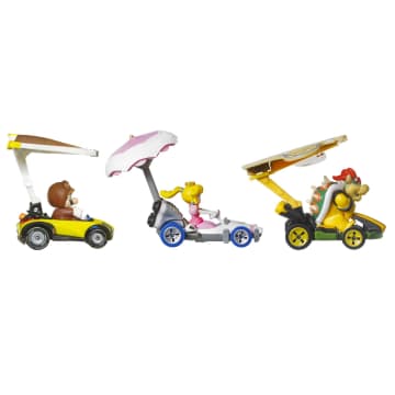 Hot Wheels Super Mario Character Car 3-Pack Collection