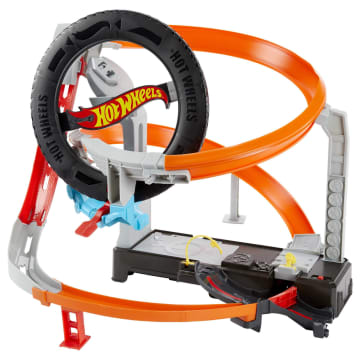 Hot Wheels Hyper-Boost Tire Shop Playset