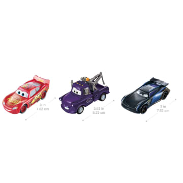 Disney and Pixar Cars Color Changers Lightning McQueen, Mater & Jackson Storm 3-Pack