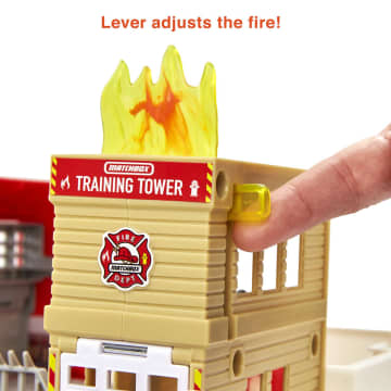 Matchbox Action Drivers Fire Station Rescue Playset