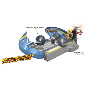 Hot Wheels Mariokart Chain Chomp Track Set