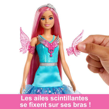 Barbie-A Touch Of Magic-Malibu-Poupée Avec 2 Animaux Féeriques