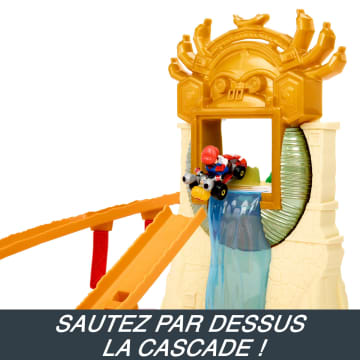 Hot Wheels - Coffret Circuit Royaume De La Jungle Du Film Super Mario Bros - Petite Voiture - 5 Ans Et + - Imagen 4 de 7