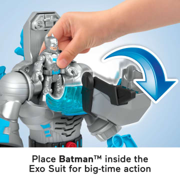 Imaginext DC Super Friends Batman Insider & Exo Suit - Defender Grey