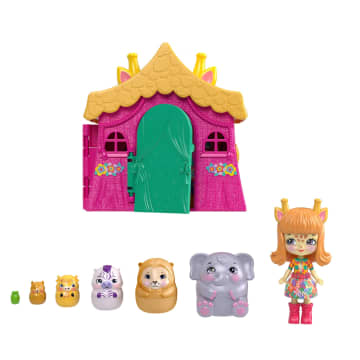 Набор игровой Enchantimals Домик-сюрприз Гризельды Жираффи