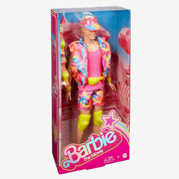 Barbie Le Film Poupée Ken Du Film Poupée Ken De Collection Portant Une Tenue De Patinage Rétro Et Des Rollers