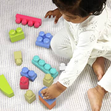 Mega Bloks Grote Bouwtas (Roze) (60 onderdelen)