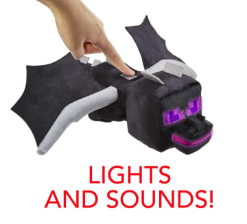 Minecraft Ender Dragon Plush Figure with Lights and Sounds