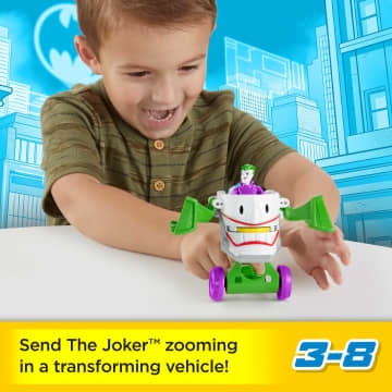 Fisher-Price Imaginext DC Super Friends Head Shifters The Joker & Laff Mobile