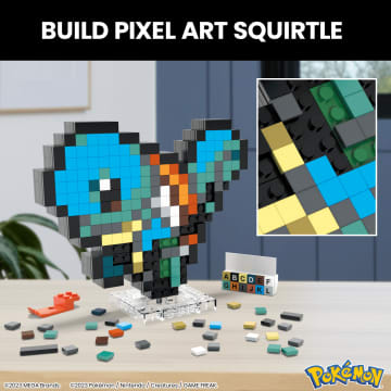 Mega Pokémon Squirtle Building Toy Kit (367 Pieces) Retro Set For Collectors - Image 2 of 6