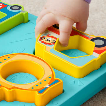 Fisher-Price Şekiller Ve Sesler Araç Bulmacası, Müzikli Ve Işıklı Bulmaca Ve Şekil Sıralama Oyuncağı