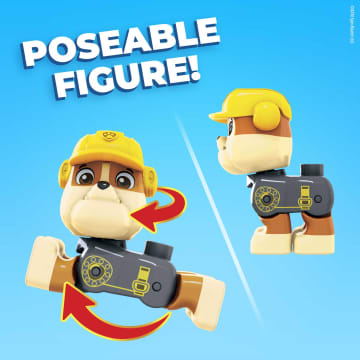 Mega Bloks PAW Patrol: The Movie - Rubble’s City Construction Truck Set - Image 4 of 6