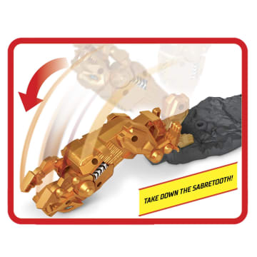 Hot Wheels Monster Trucks Sabretooth Showdown Playset - Image 4 of 6