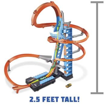 Hot Wheels Sky Crash Tower Track Set With Diecast Car - Image 4 of 6
