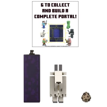 Minecraft Goat Build-A-Portal Figure