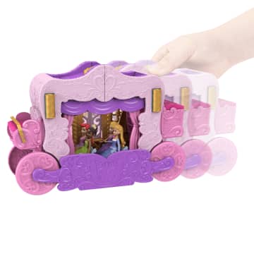 Disney Prinses Koets Naar Kasteel Transformerende Speelset Met Kleine Aurora Pop, 4 Figuren En 3 Verdiepingen - Image 3 of 6