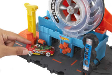 Hot Wheels City Super Reifenshop Spielset, Geschenk für Kinder von ...