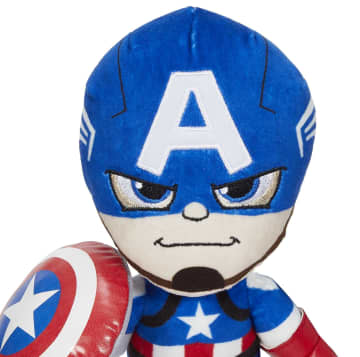 Marvel Plush Character, 8-inch Captain America Soft Doll - Image 3 of 5