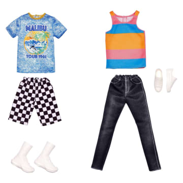 Barbie Ken Look Completo Ropa Para Muñecos Y Accesorios De Juguete